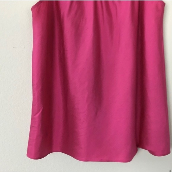 J Crew Breaded Top Vibrant Pink Size 8 - Picture 6 of 11